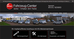 Desktop Screenshot of fahrzeug-center.com